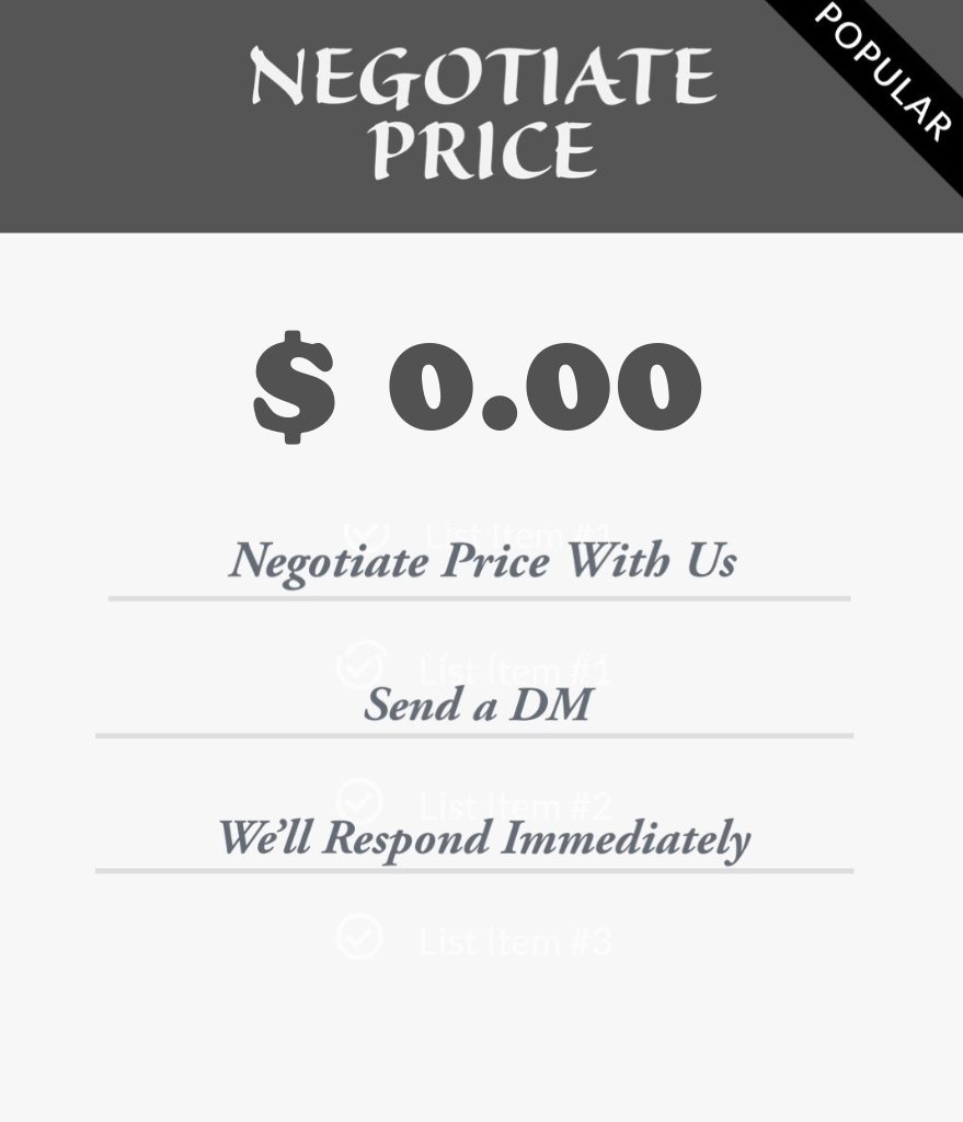 Negotiate Price